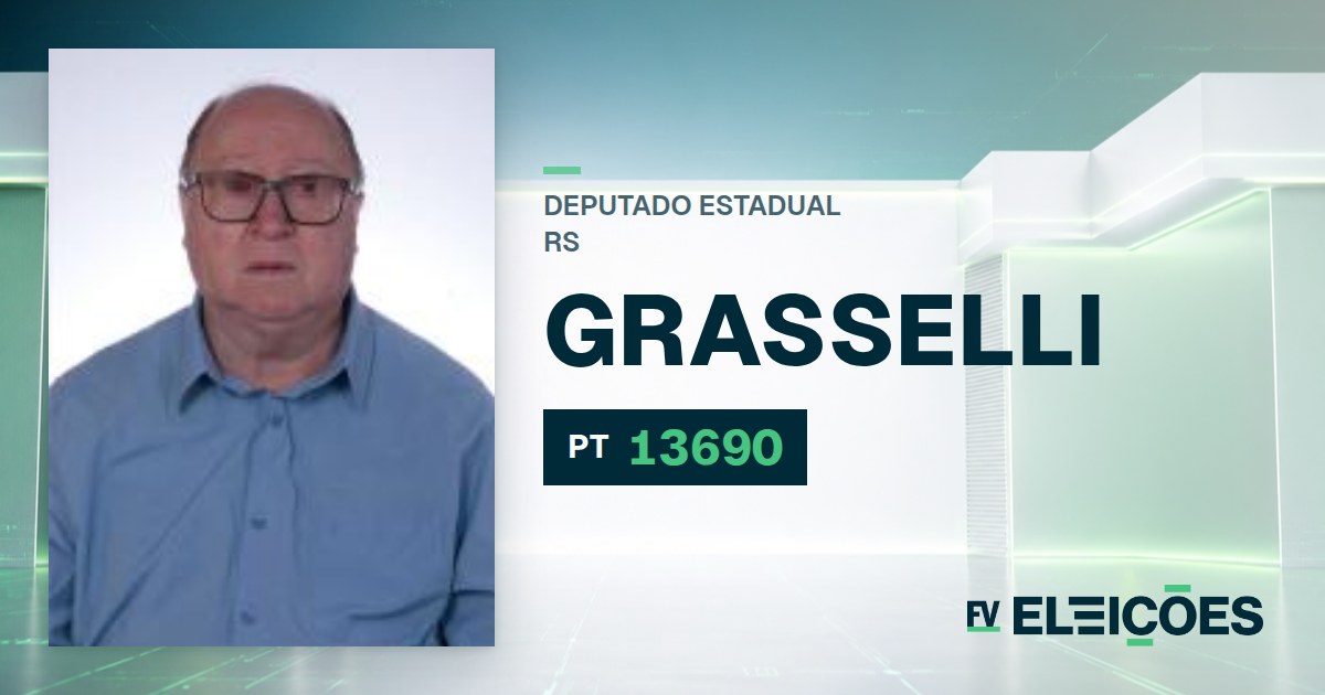 Quem é Grasselli, candidato a deputado estadual do RS pelo PT