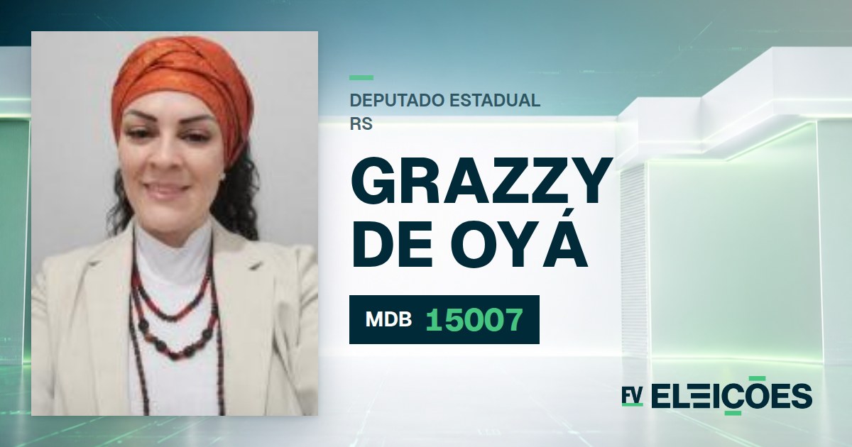 Quem é Grazzy de Oyá, candidata a deputada estadual do RS pelo MDB