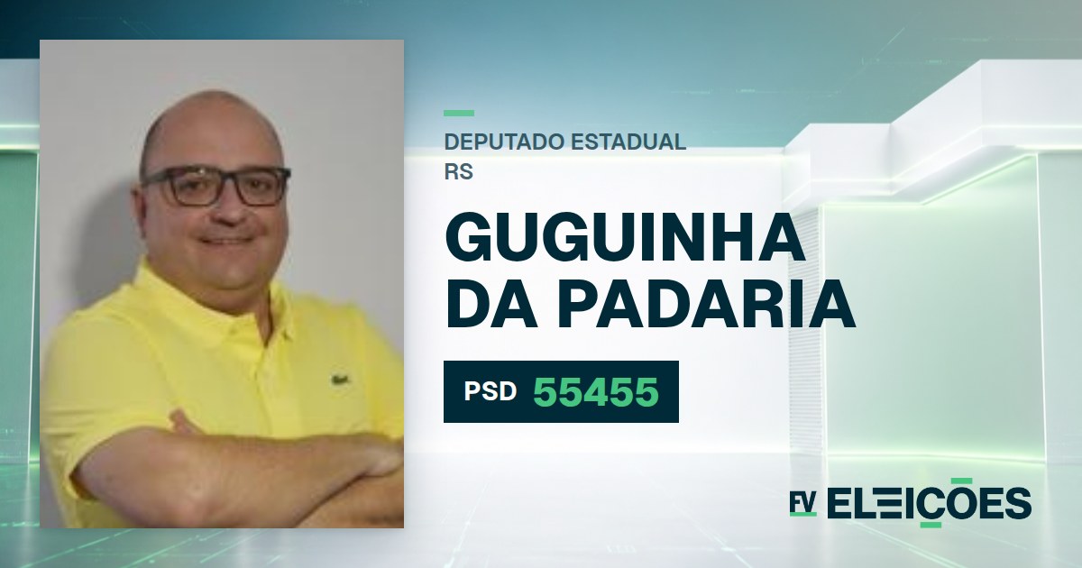 Quem é Guguinha da Padaria, candidato a deputado estadual do RS pelo PSD