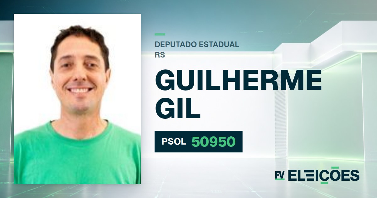 Quem é Guilherme Gil, candidato a deputado estadual do RS pelo PSOL