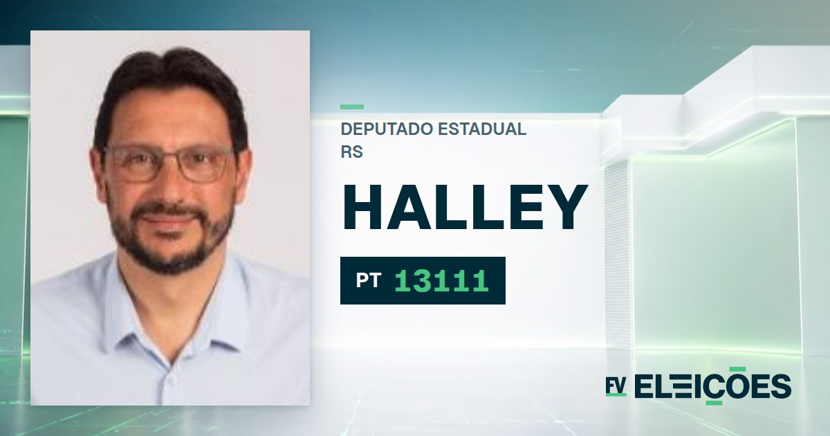 Quem é Halley, candidato a deputado estadual do RS pelo PT