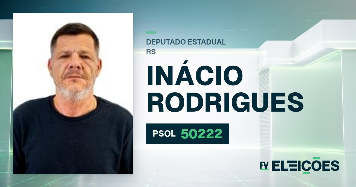Quem é Inácio Rodrigues, candidato a deputado estadual do RS pelo PSOL