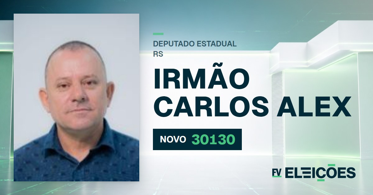 Quem é Irmão Carlos Alex, candidato a deputado estadual do RS pelo NOVO