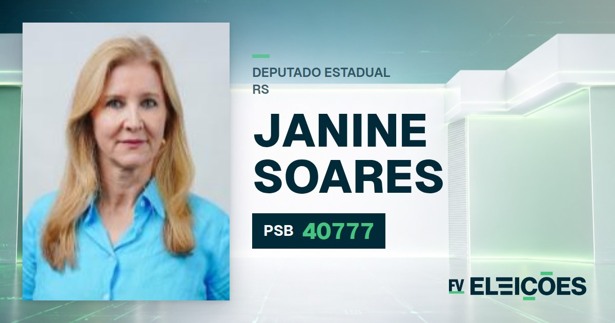 Quem é Janine Soares, candidata a deputada estadual do RS pelo PSB