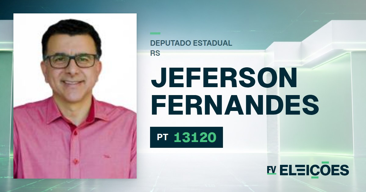 Quem é Jeferson Fernandes, candidato a deputado estadual do RS pelo PT