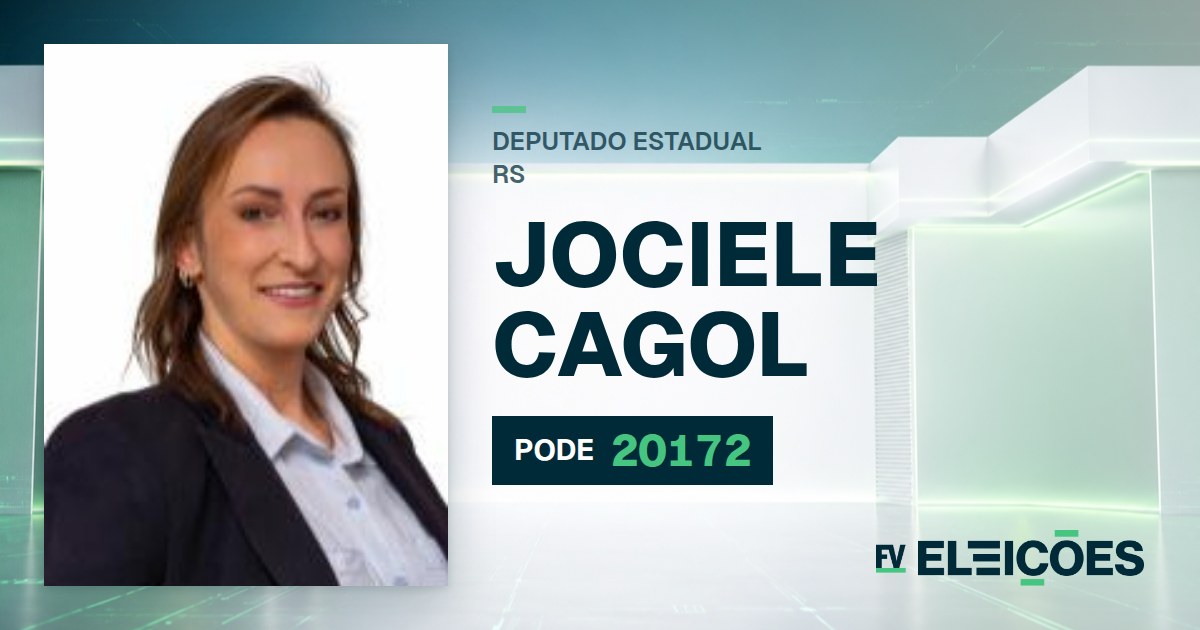 Quem é Jociele Cagol, candidata a deputada estadual do RS pelo PODE