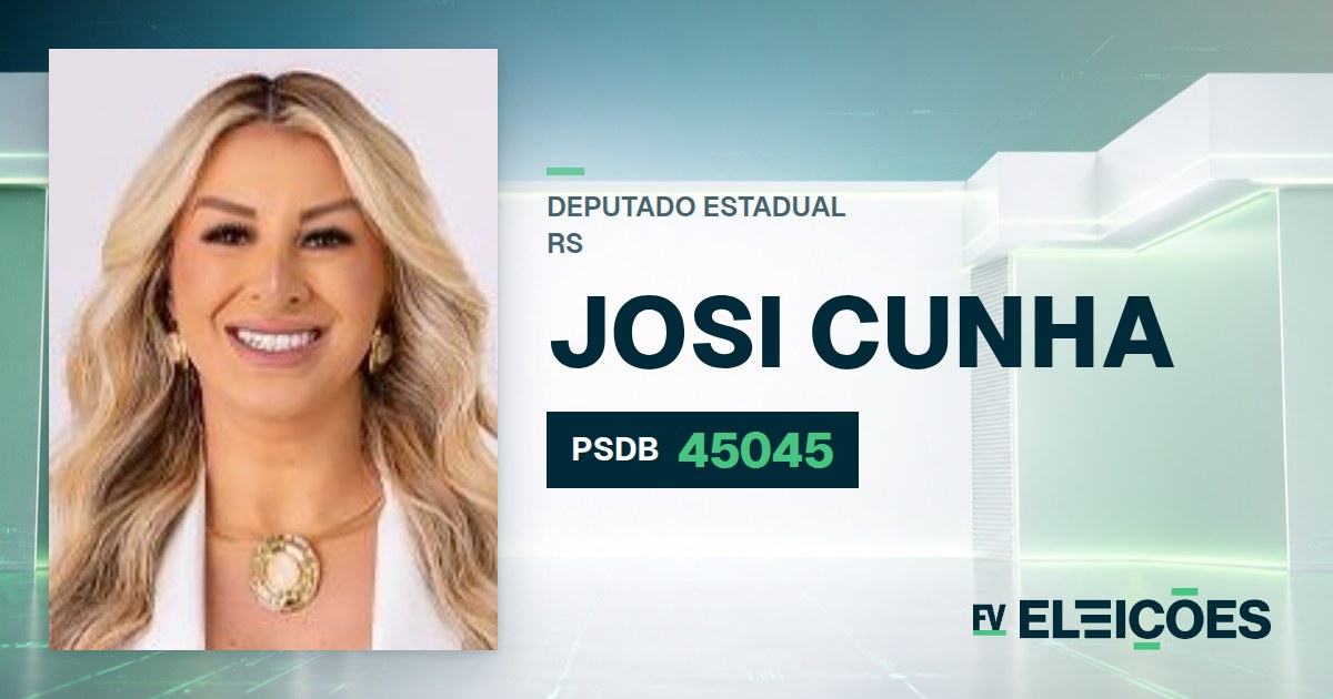 Quem é Josi Cunha, candidata a deputada estadual do RS pelo PSDB