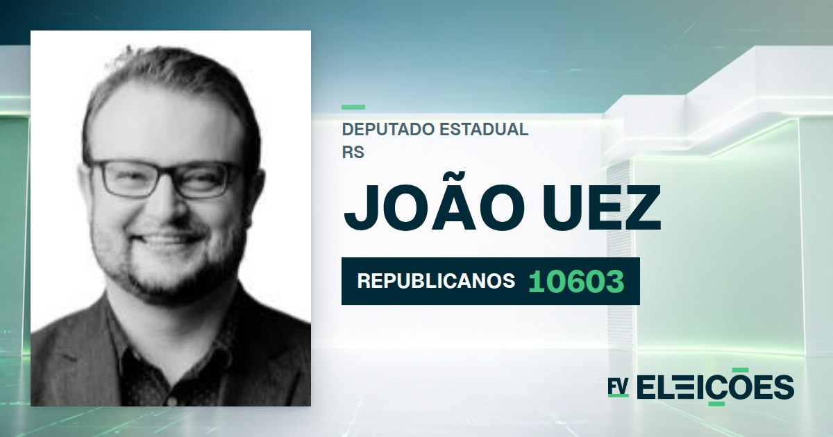 Quem é João Uez, candidato a deputado estadual do RS pelo REPUBLICANOS
