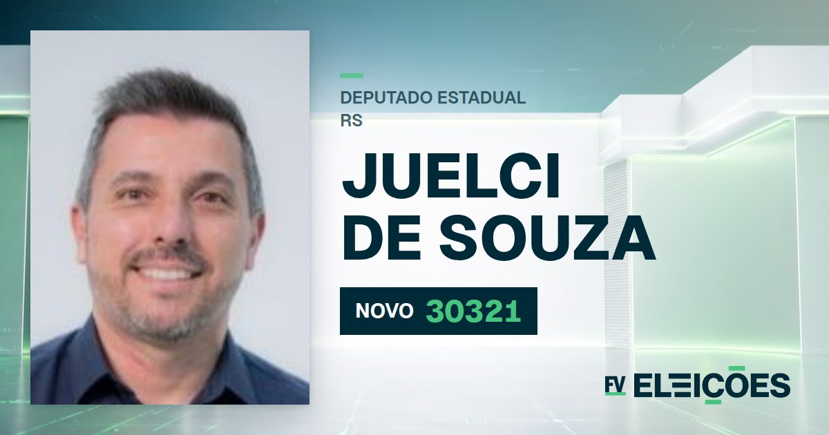Quem é Juelci de Souza, candidato a deputado estadual do RS pelo NOVO