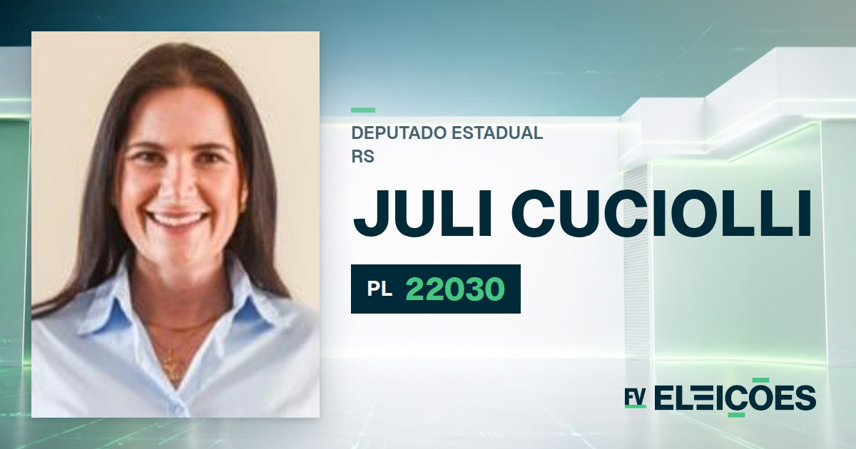 Quem é Juli Cuciolli, candidata a deputada estadual do RS pelo PL