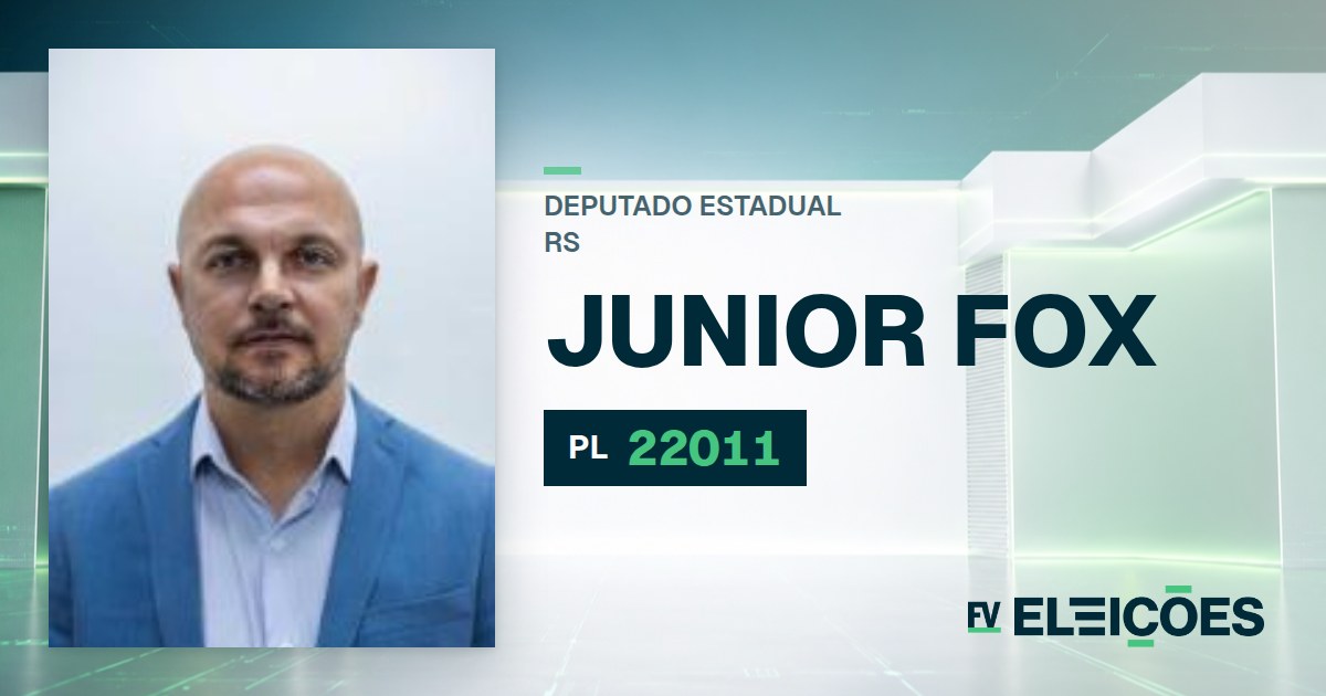 Quem é Junior Fox, candidato a deputado estadual do RS pelo PL
