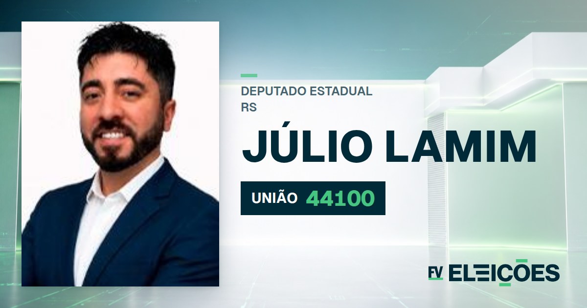 Quem é Júlio Lamim, candidato a deputado estadual do RS pelo UNIÃO