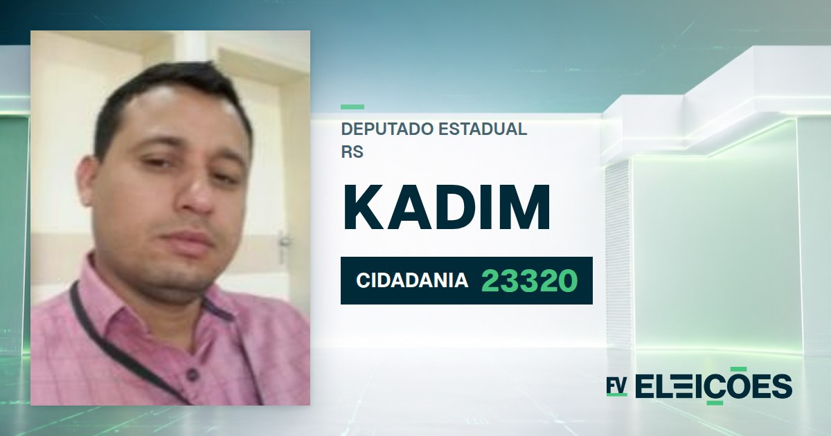 Quem é Kadim, candidato a deputado estadual do RS pelo CIDADANIA