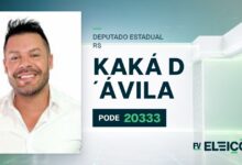 Quem é Kaká D´ávila, candidato a deputado estadual do RS pelo PODE