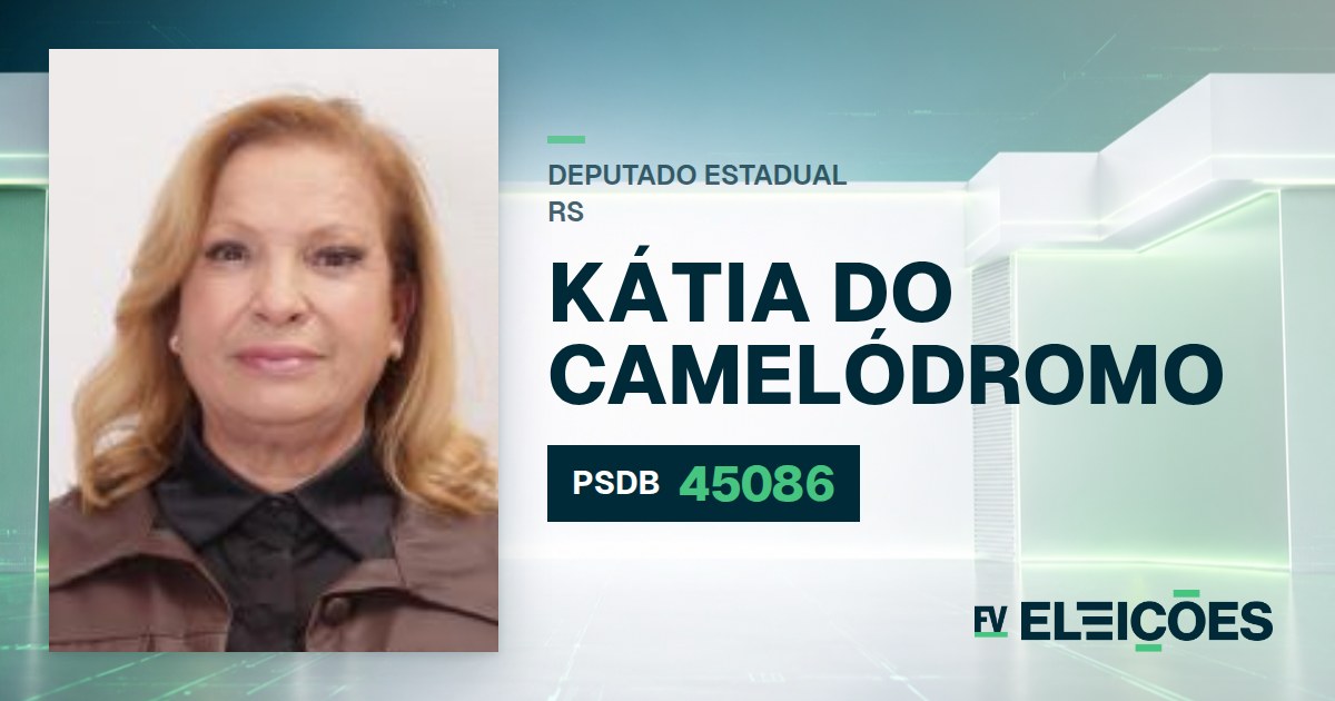 Quem é Kátia do Camelódromo, candidata a deputada estadual do RS pelo PSDB