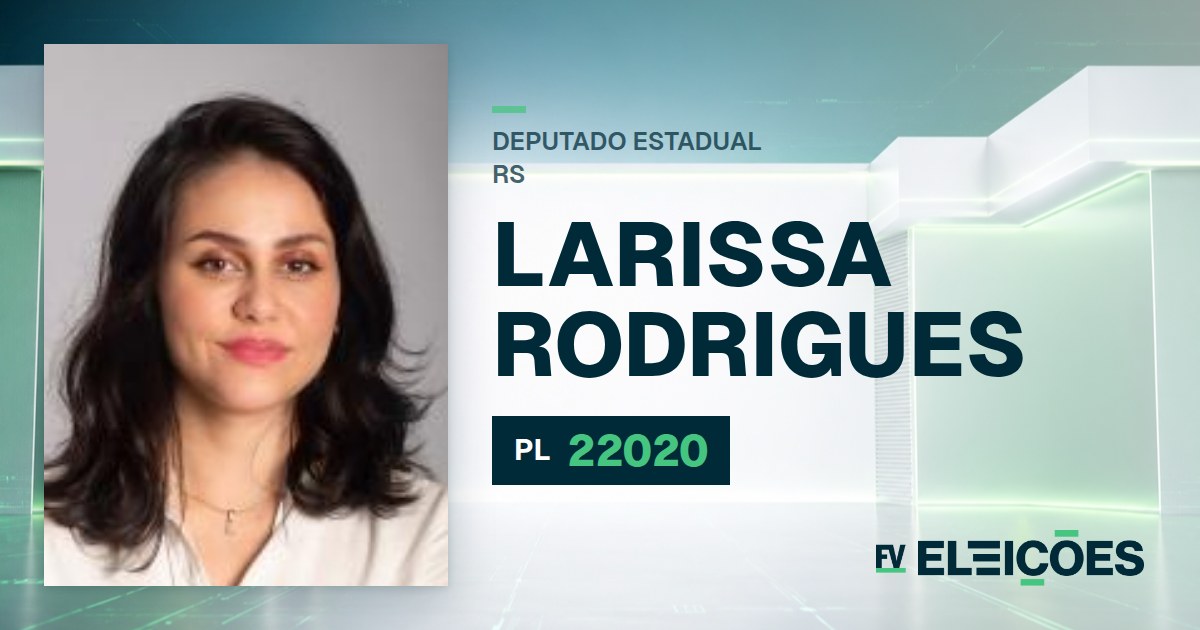 Quem é Larissa Rodrigues, candidata a deputada estadual do RS pelo PL