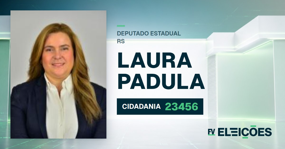 Quem é Laura Padula, candidata a deputada estadual do RS pelo CIDADANIA