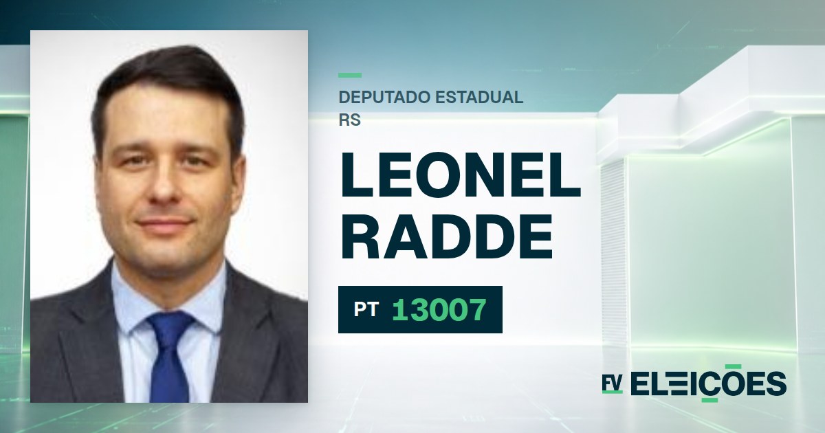 Quem é Leonel Radde, candidato a deputado estadual do RS pelo PT