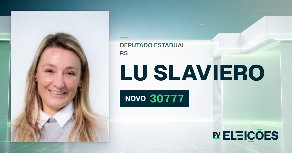 Quem é Lu Slaviero, candidata a deputada estadual do RS pelo NOVO