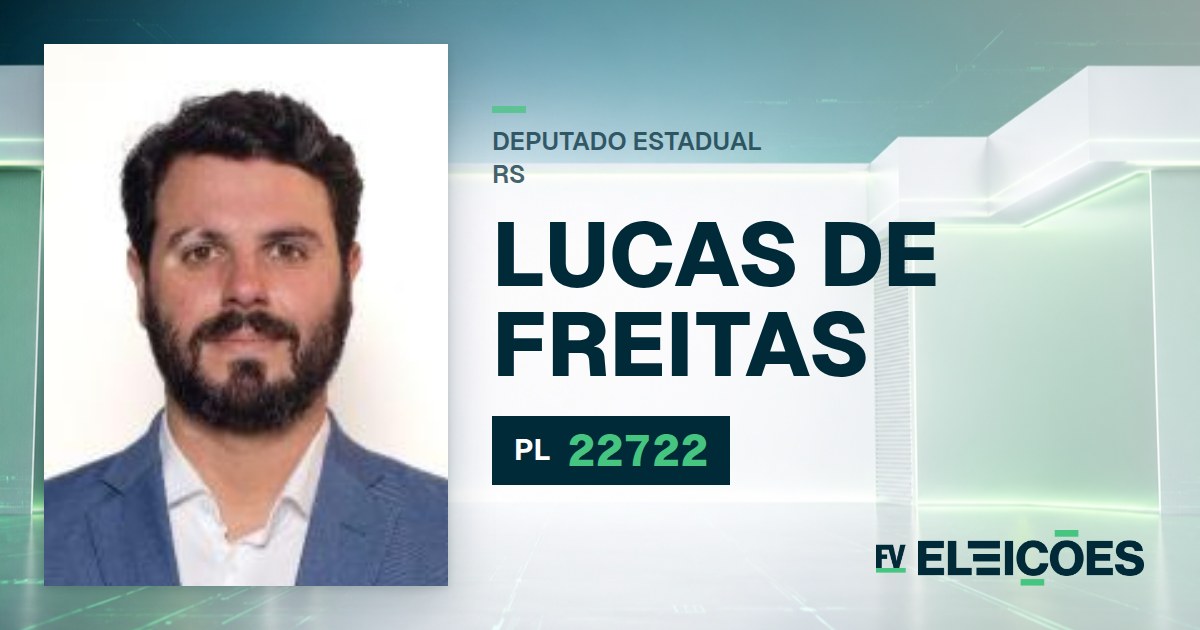 Quem é Lucas de Freitas, candidato a deputado estadual do RS pelo PL