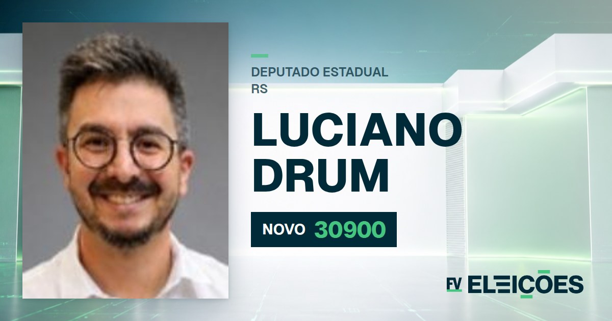 Quem é Luciano Drum, candidato a deputado estadual do RS pelo NOVO