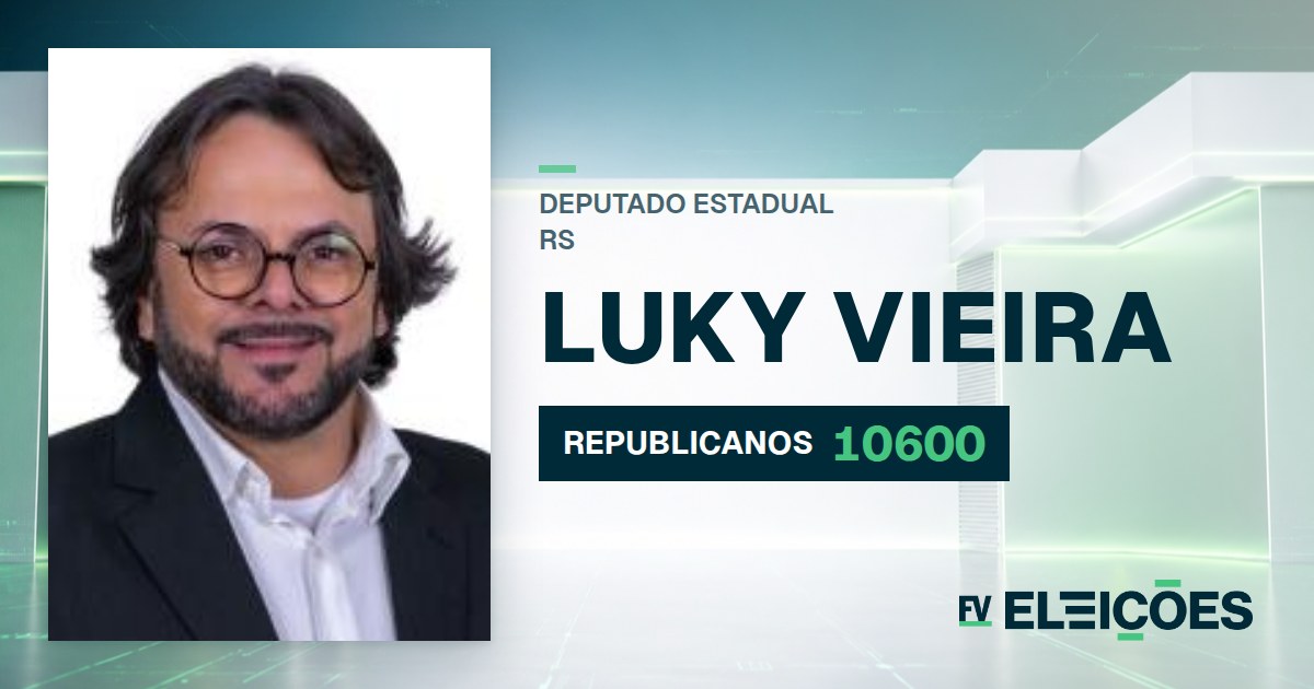 Quem é Luky Vieira, candidato a deputado estadual do RS pelo REPUBLICANOS
