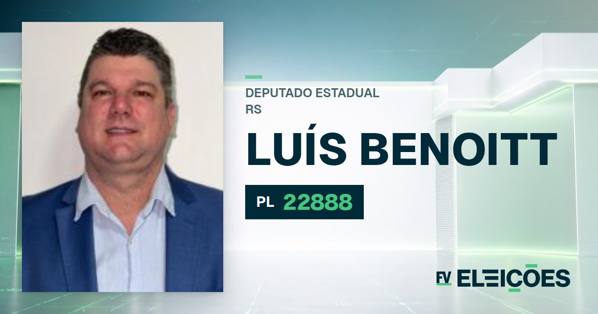 Quem é Luís Benoitt, candidato a deputado estadual do RS pelo PL