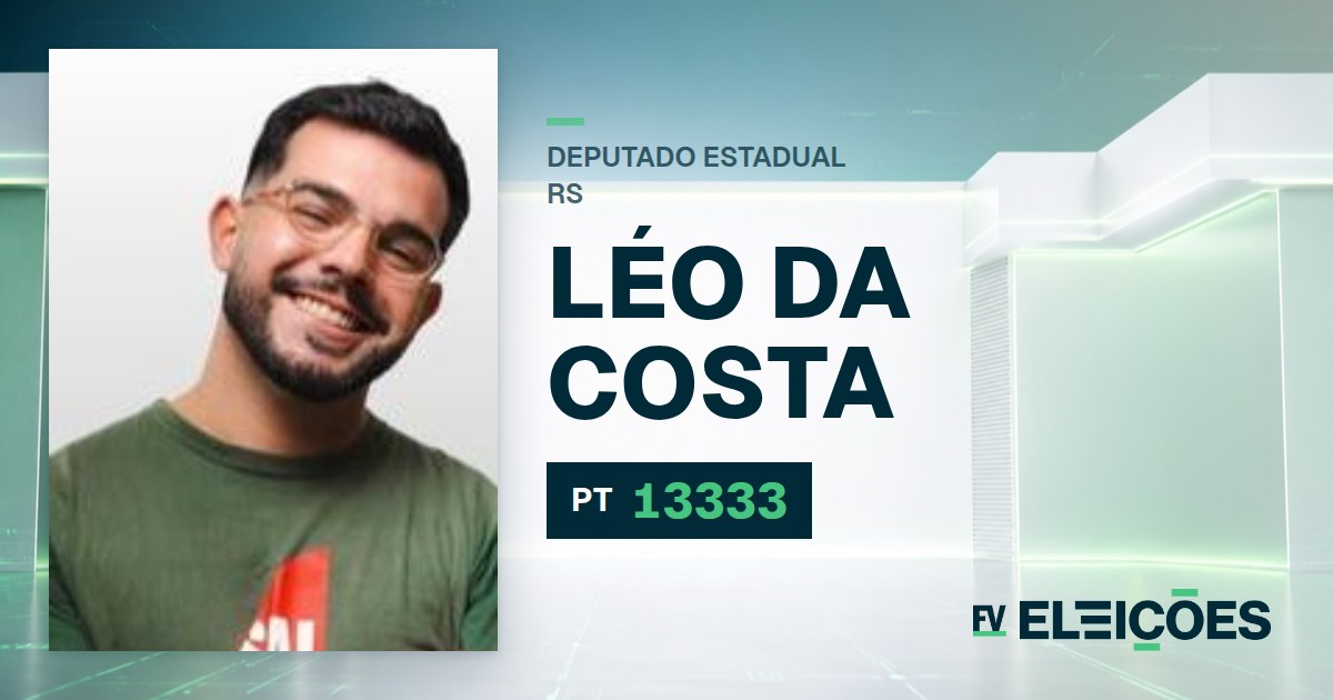Quem é Léo da Costa, candidato a deputado estadual do RS pelo PT