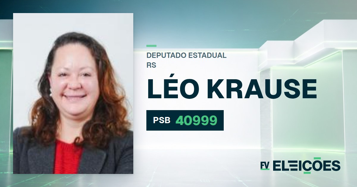 Quem é Léo Krause, candidata a deputada estadual do RS pelo PSB