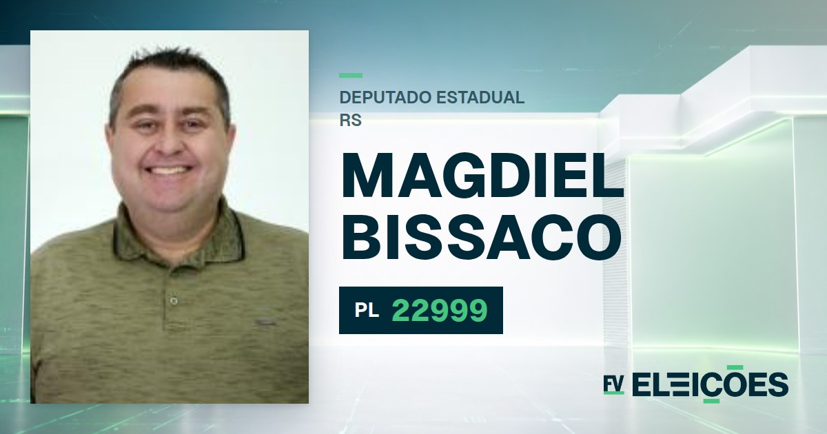Quem é Magdiel Bissaco, candidato a deputado estadual do RS pelo PL