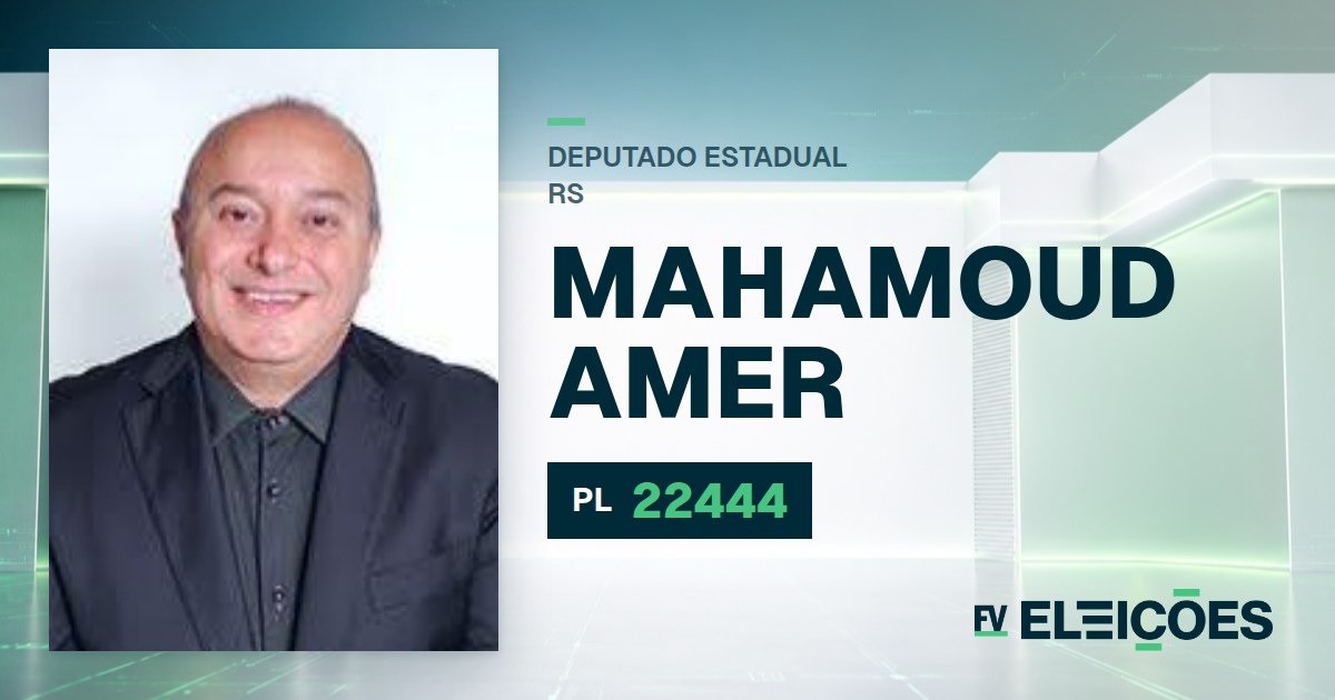 Quem é Mahamoud Amer, candidato a deputado estadual do RS pelo PL