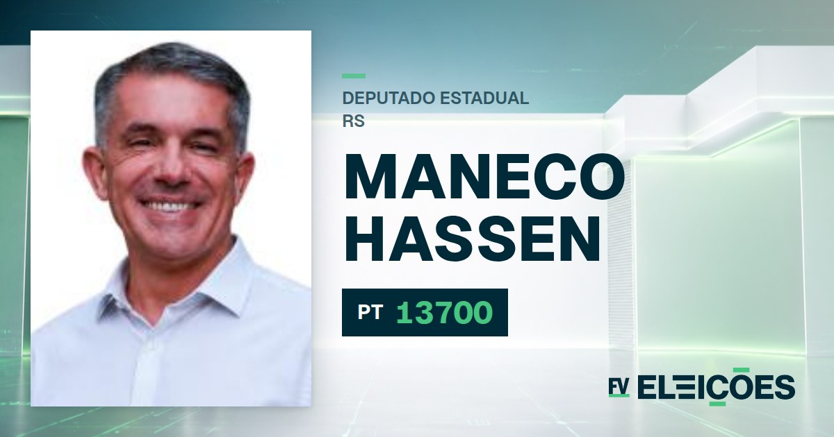 Quem é Maneco Hassen, candidato a deputado estadual do RS pelo PT
