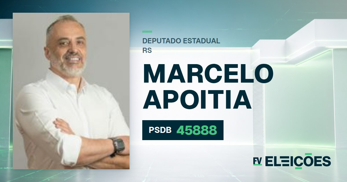 Quem é Marcelo Apoitia, candidato a deputado estadual do RS pelo PSDB