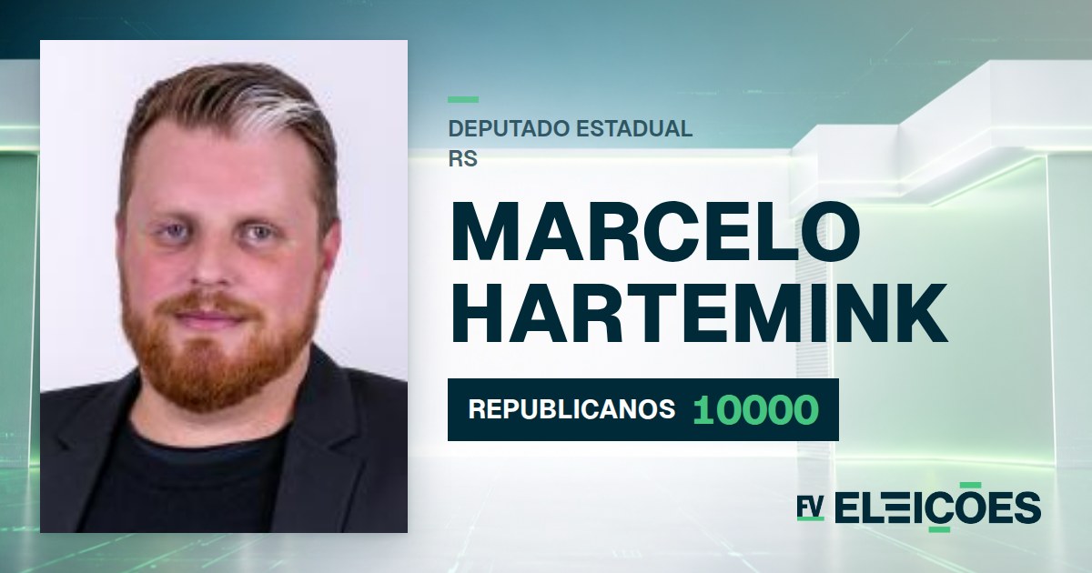 Quem é Marcelo Hartemink, candidato a deputado estadual do RS pelo REPUBLICANOS