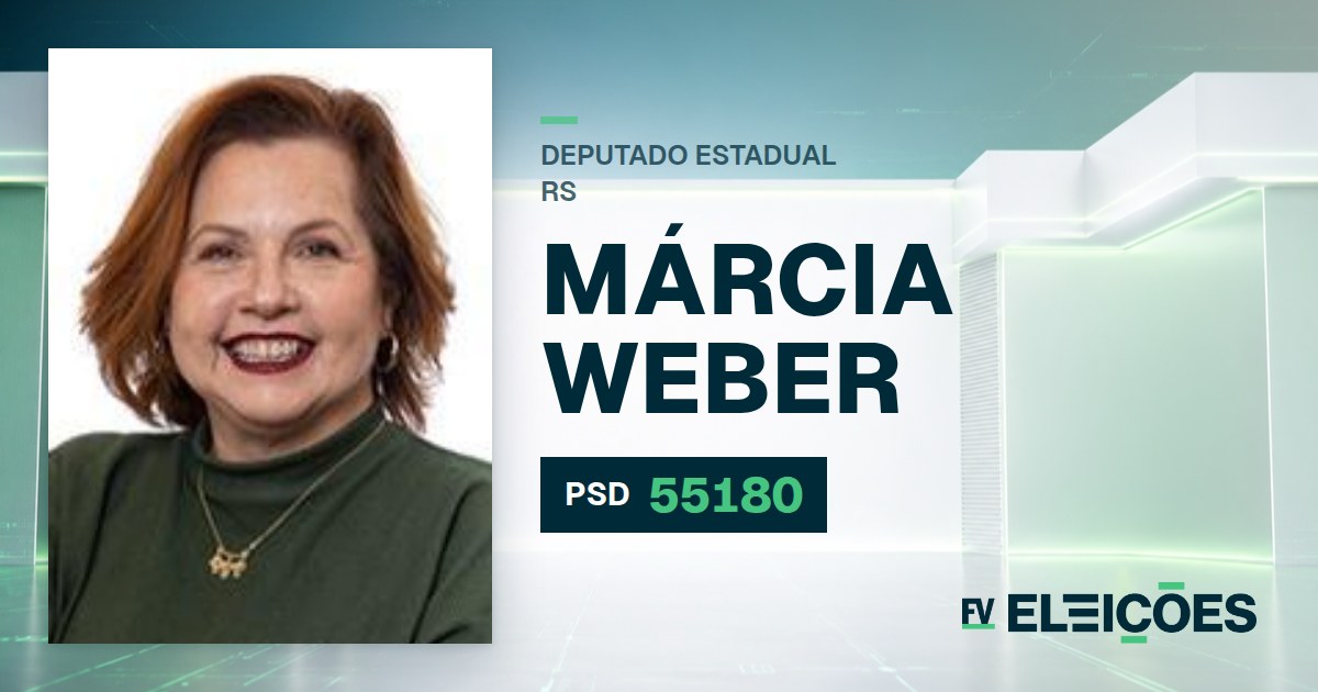 Quem é Márcia Weber, candidata a deputada estadual do RS pelo PSD