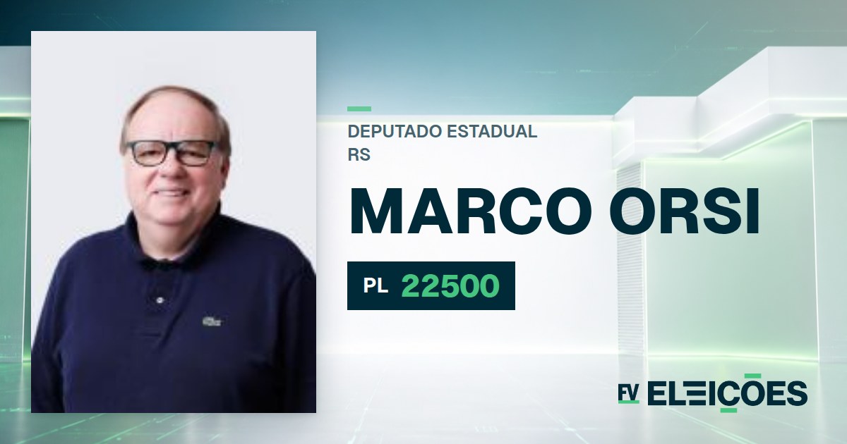 Quem é Marco Orsi, candidato a deputado estadual do RS pelo PL