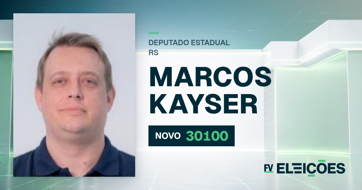 Quem é Marcos Kayser, candidato a deputado estadual do RS pelo NOVO