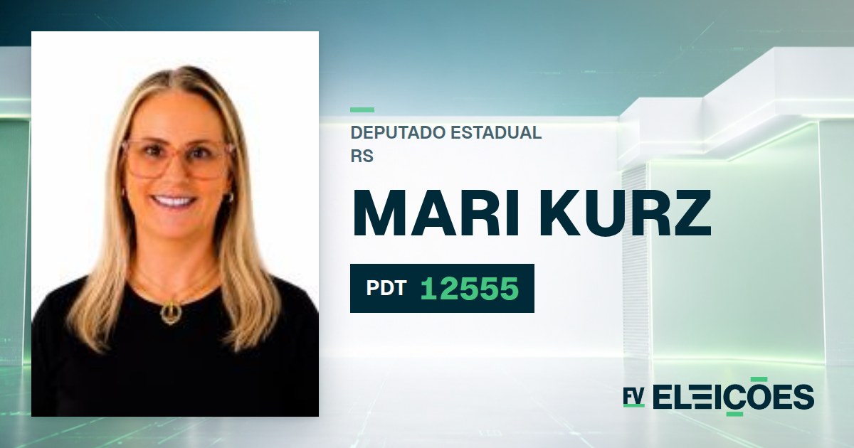 Quem é Mari Kurz, candidata a deputada estadual do RS pelo PDT