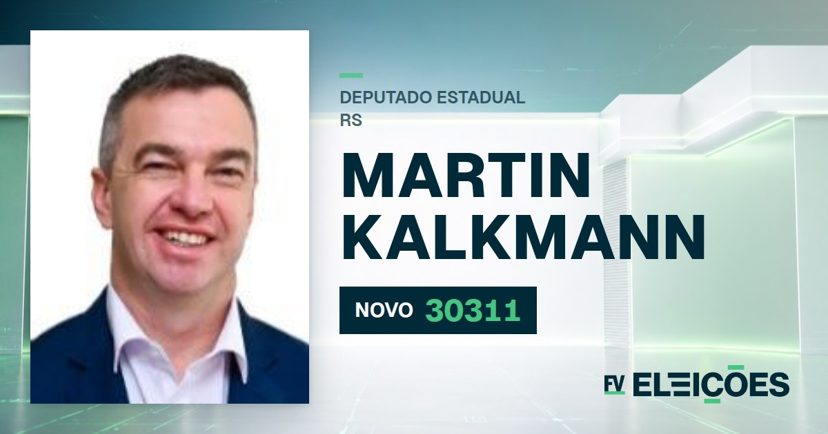 Quem é Martin Kalkmann, candidato a deputado estadual do RS pelo NOVO