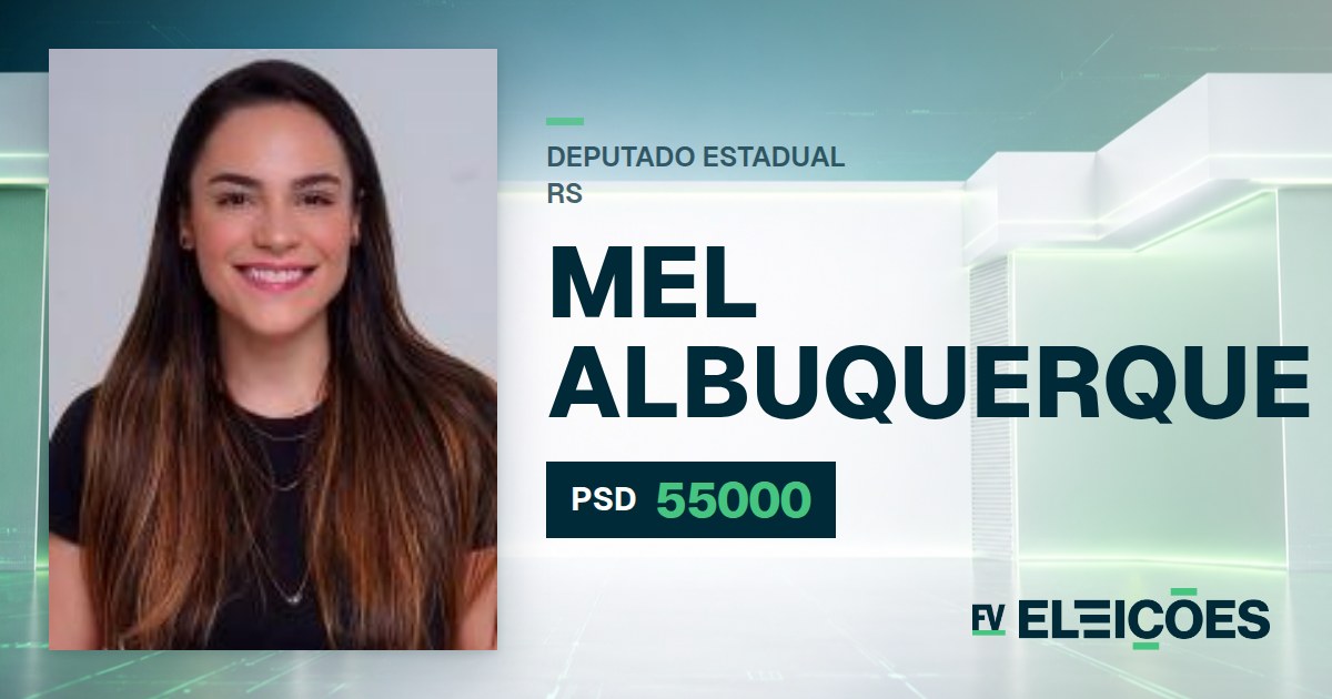 Quem é Mel Albuquerque, candidata a deputada estadual do RS pelo PSD