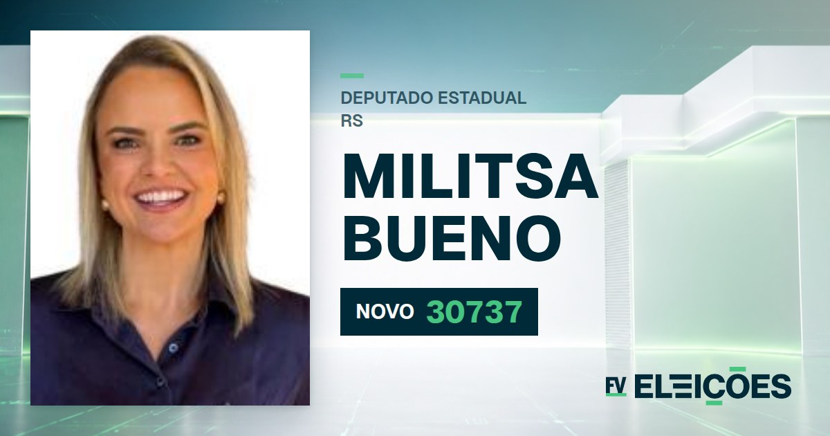 Quem é Militsa Bueno, candidata a deputada estadual do RS pelo NOVO