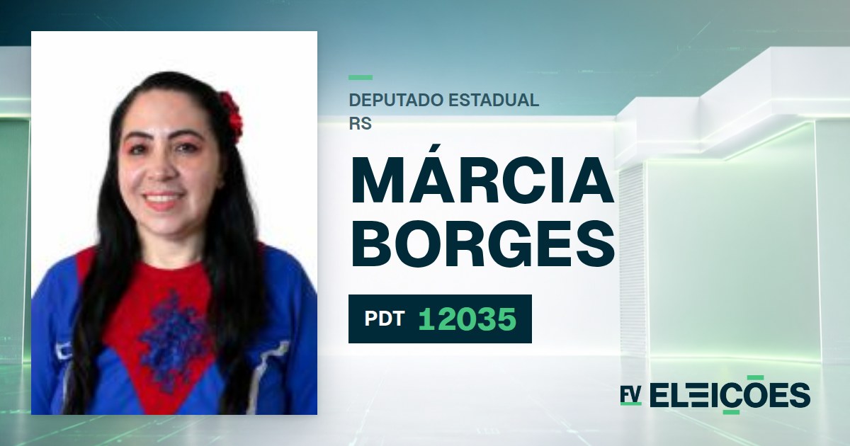 Quem é Márcia Borges, candidata a deputada estadual do RS pelo PDT