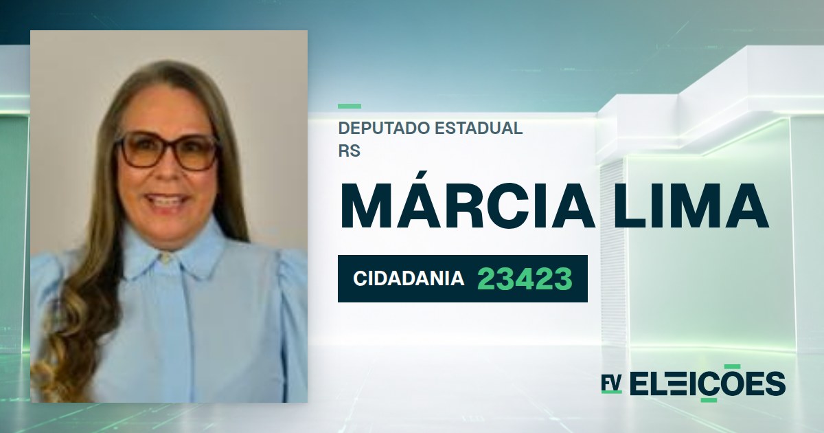 Quem é Márcia Lima, candidata a deputada estadual do RS pelo CIDADANIA