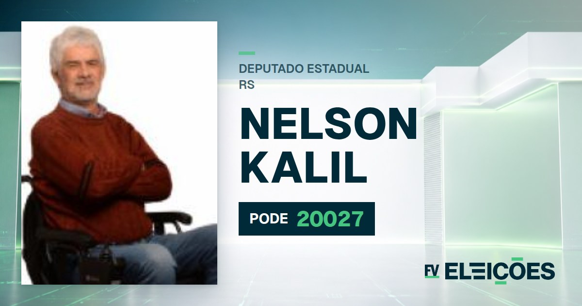 Quem é Nelson Kalil, candidato a deputado estadual do RS pelo PODE