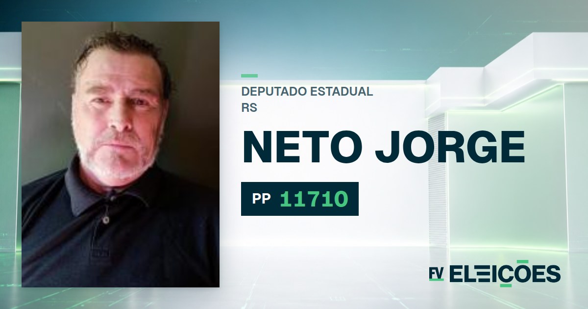 Quem é Neto Jorge, candidato a deputado estadual do RS pelo PP