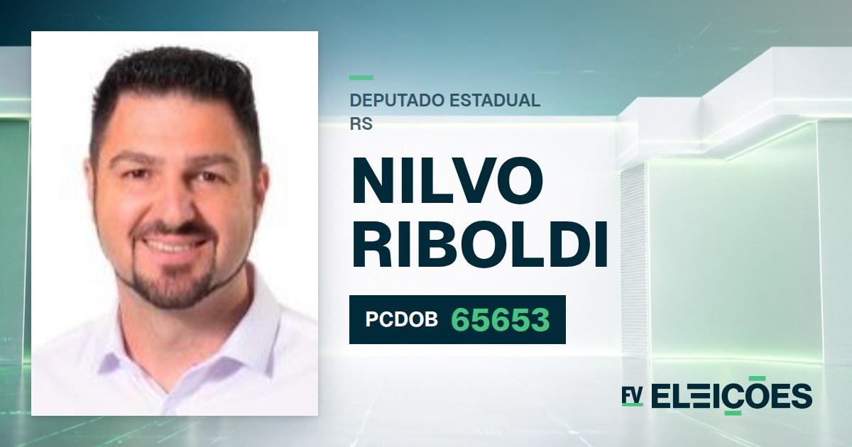 Quem é Nilvo Riboldi, candidato a deputado estadual do RS pelo PCDOB