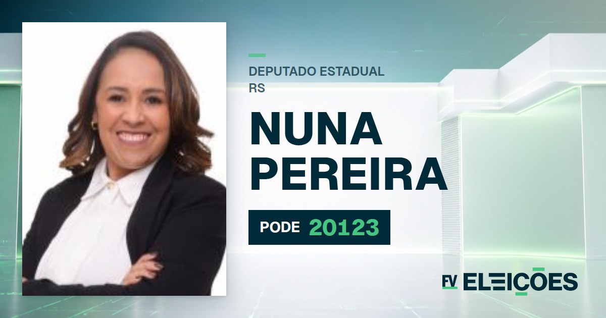 Quem é Nuna Pereira, candidata a deputada estadual do RS pelo PODE