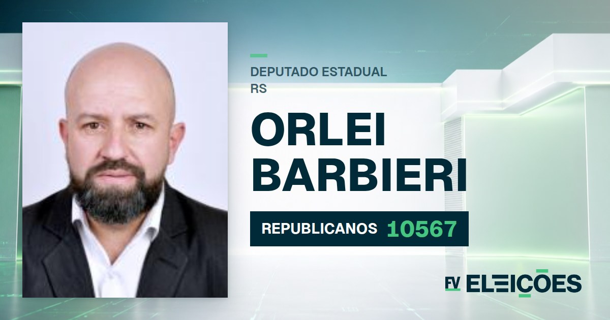 Quem é Orlei Barbieri, candidato a deputado estadual do RS pelo REPUBLICANOS