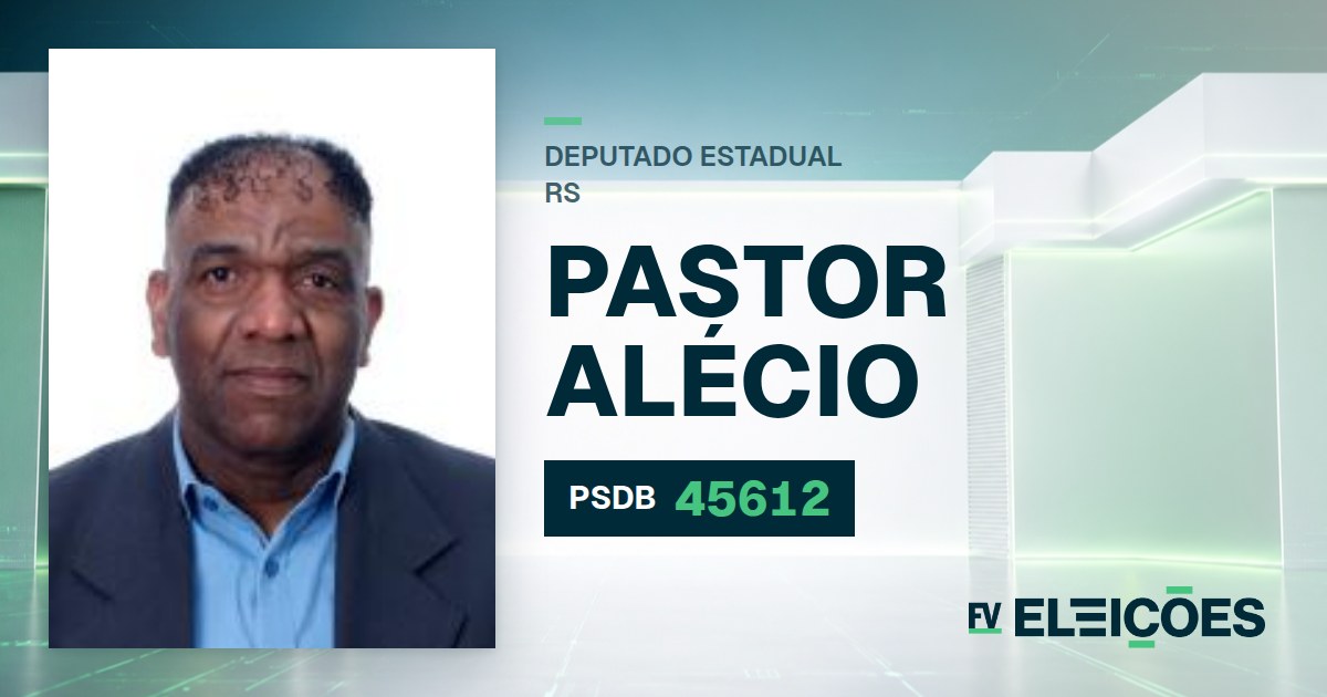 Quem é Pastor Alécio, candidato a deputado estadual do RS pelo PSDB