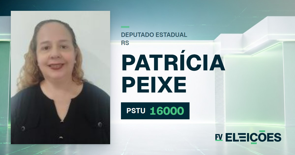 Quem é Patrícia Peixe, candidata a deputada estadual do RS pelo PSTU